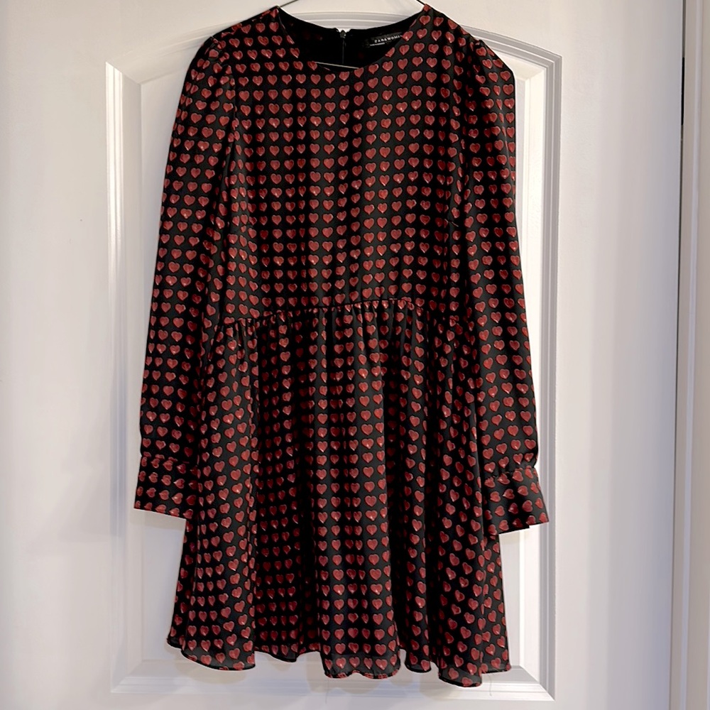 Zara heart ♥️ pattern playsuit/ jumpsuit - Picture 4 of 7